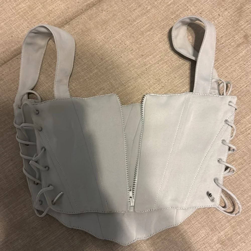 Guizio blue classic corset top size s - Picture 3 of 4